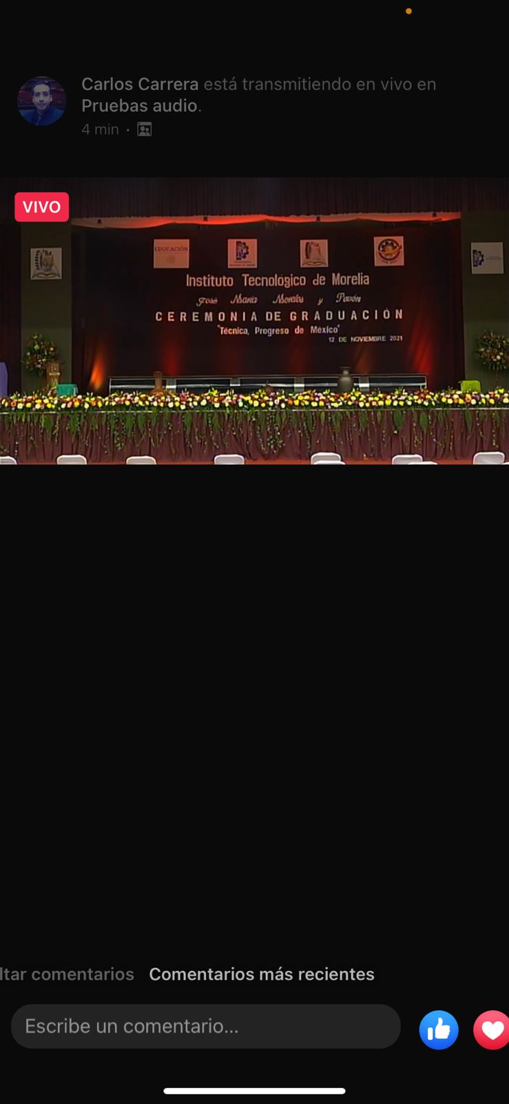 2021, Primer Ceremonia de Graduación Híbrida