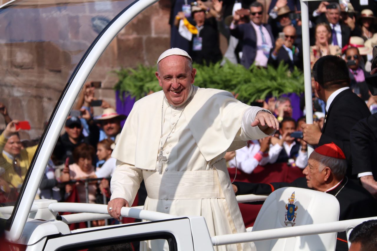 2016, Visita del Papa Francisco a la ciudad de Morelia 1