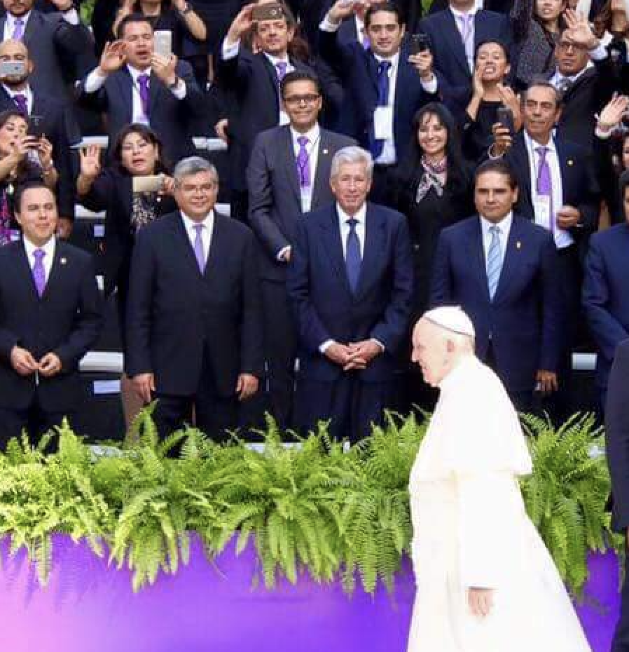 2016, Visita del Papa Francisco a la ciudad de Morelia 2