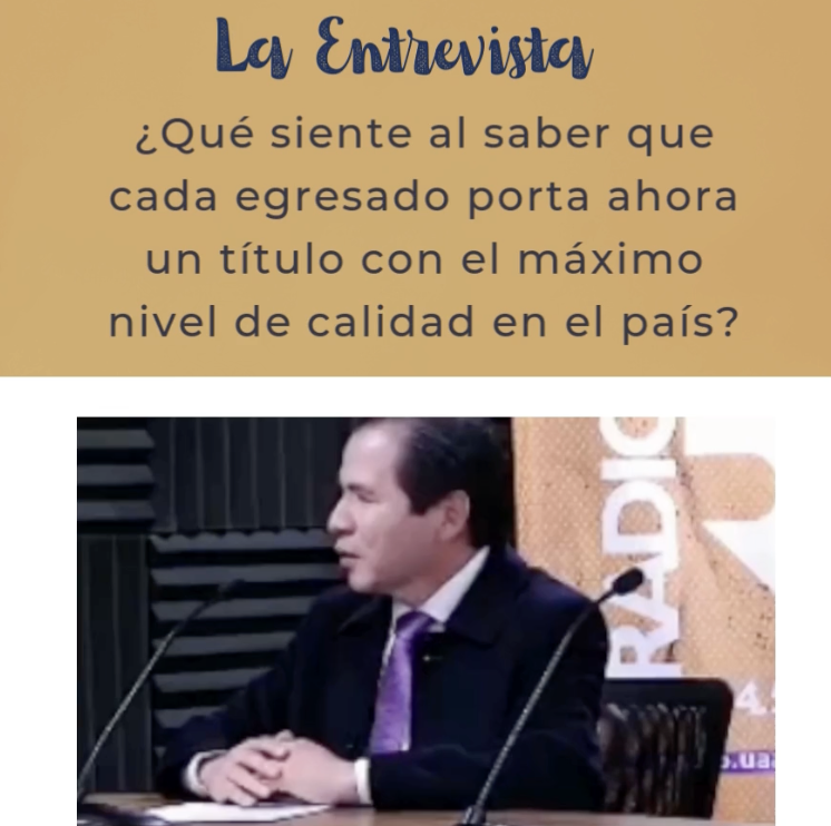 2025, Entrevista Mejor Escuela de Ingeniería del País 2