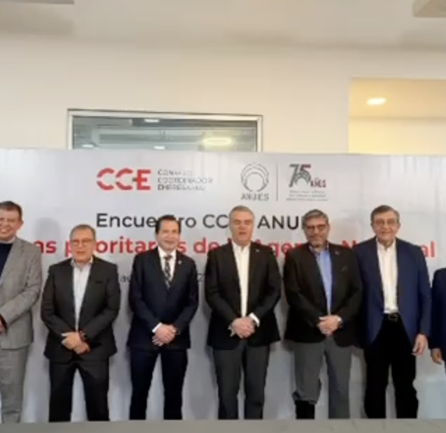 2025, Encuentro CCE-ANUIES. Temas prioritarios de la agenda nacional